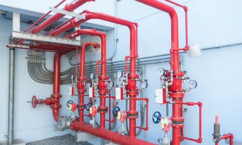 Water sprinkler and fire alarm system, water sprinkler control system and pipelines of industrial.